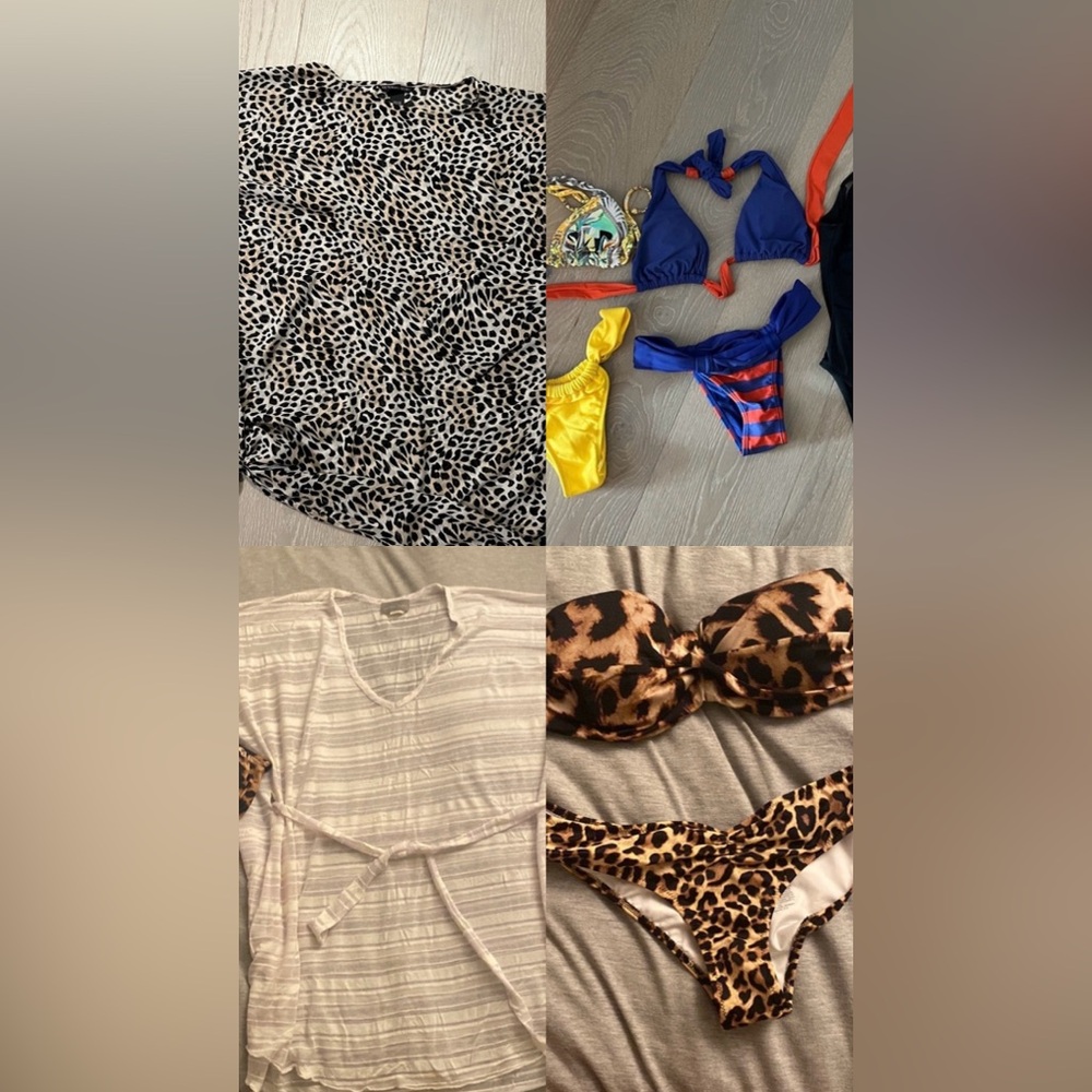 7 bikinis + 2 cover ups  - swim bundle